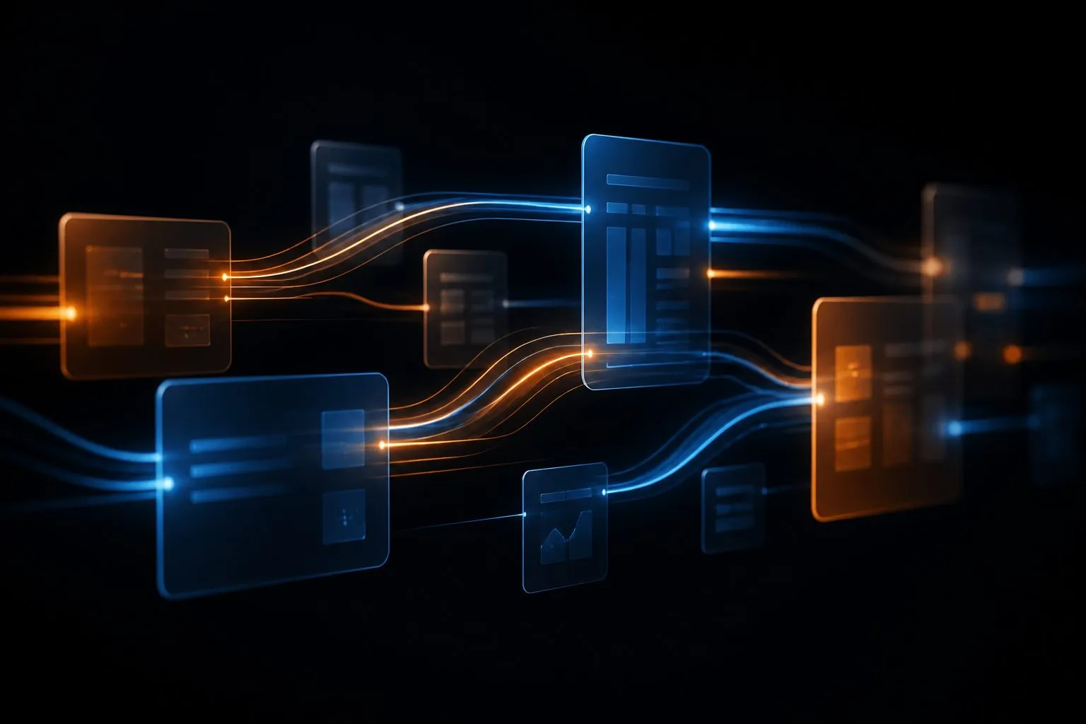 Abstract visualization of automated software workflows